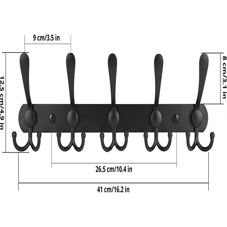 Ophelia & Co. Eastham Wall Mounted Coat Rack Wayfair.co.uk
